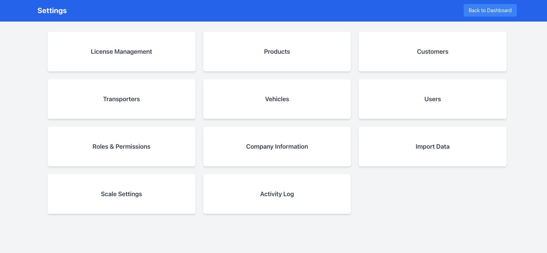 WeighBridge Pro Software Interface